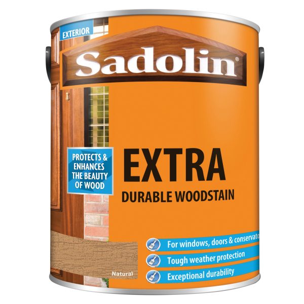 SADOLIN Extra Durable Woodstain Natural 5 litre