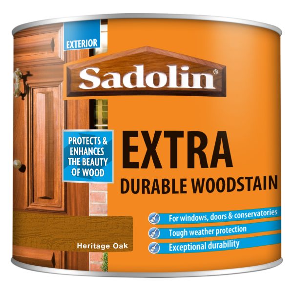 SADOLIN Extra Durable Woodstain Heritage Oak 500ml