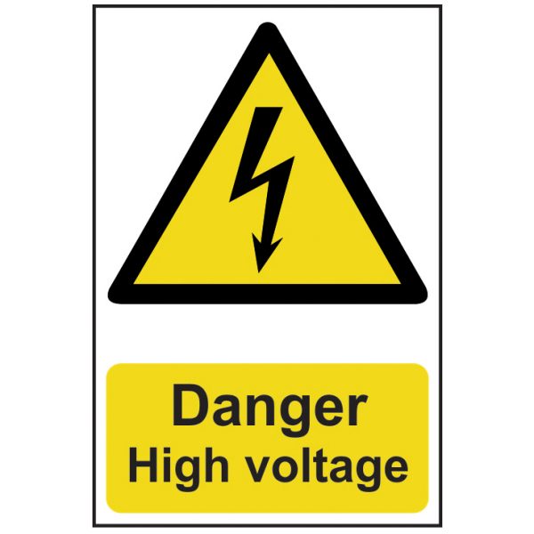 SCAN Danger High Voltage - PVC 200 x 300mm