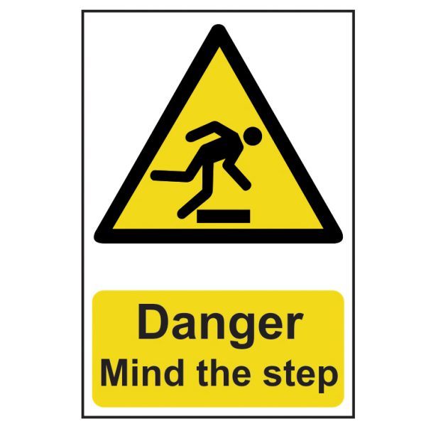 SCAN Danger Mind The Step - PVC 200 x 300mm