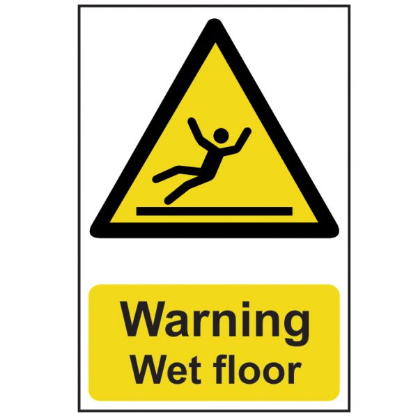 SCAN Warning Wet Floor - PVC 200 x 300mm
