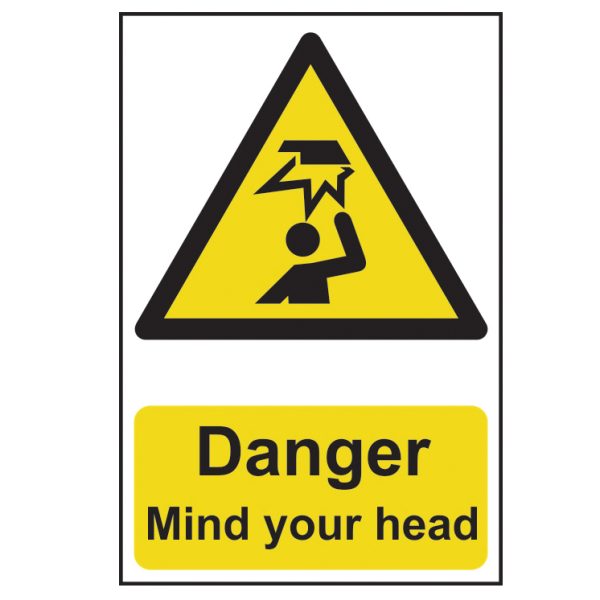 SCAN Danger Mind Your Head - PVC 200 x 300mm
