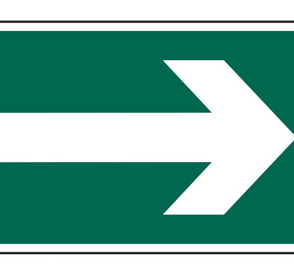 SCAN Arrow Symbol - PVC 300 x 200mm