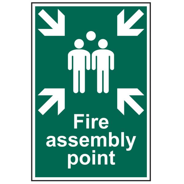 SCAN Fire Assembly Point - PVC 200 x 300mm
