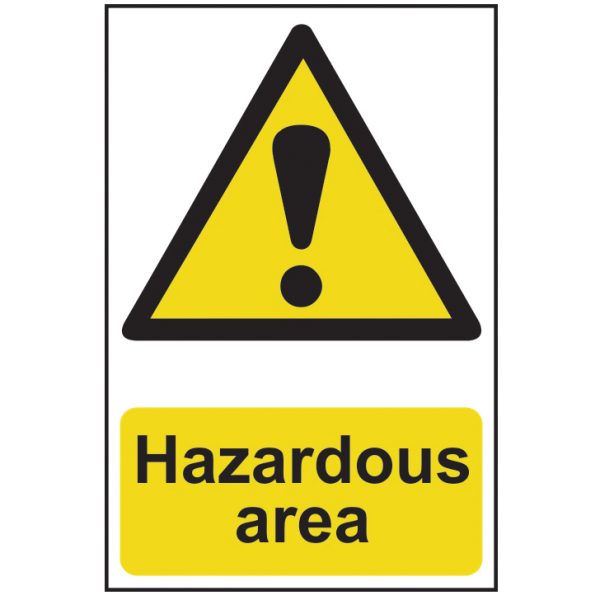 SCAN Hazardous Area - PVC 400 x 600mm