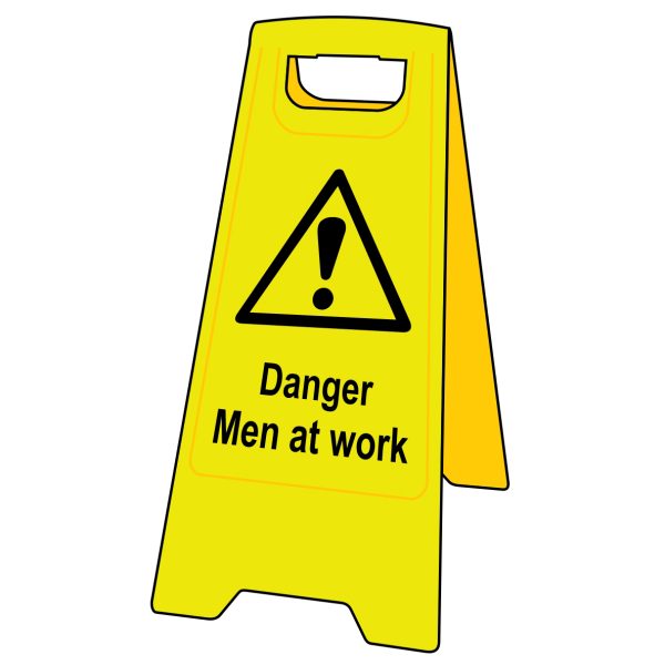 SCAN Heavy-Duty 'A' Board: Danger Men At Work
