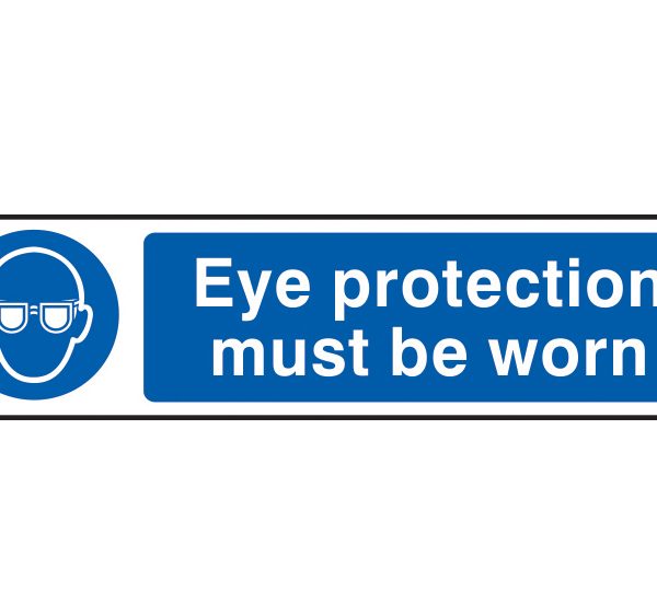 SCAN Eye Protection Must Be Worn - PVC 200 x 50mm