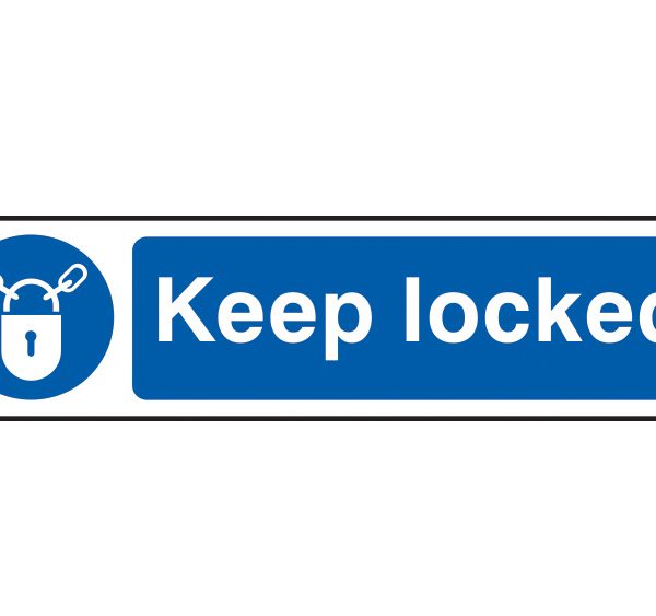 SCAN Keep Locked - PVC 200 x 50mm