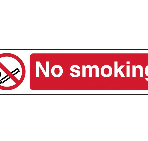 SCAN No Smoking - PVC 200 x 50mm