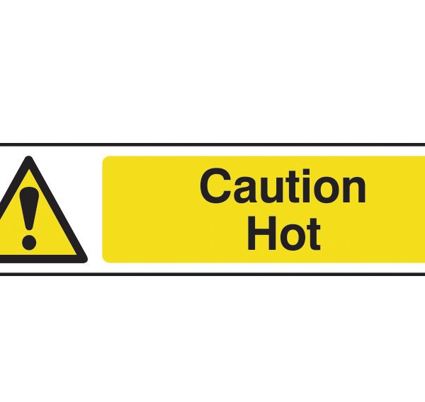 SCAN Caution Hot - PVC 200 x 50mm