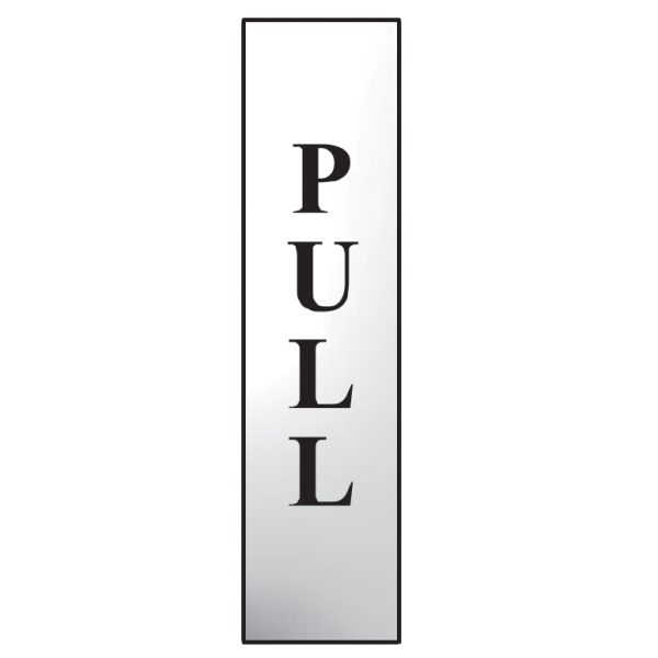 SCAN Pull Vertical - Polished Chrome Effect 50 x 200mm