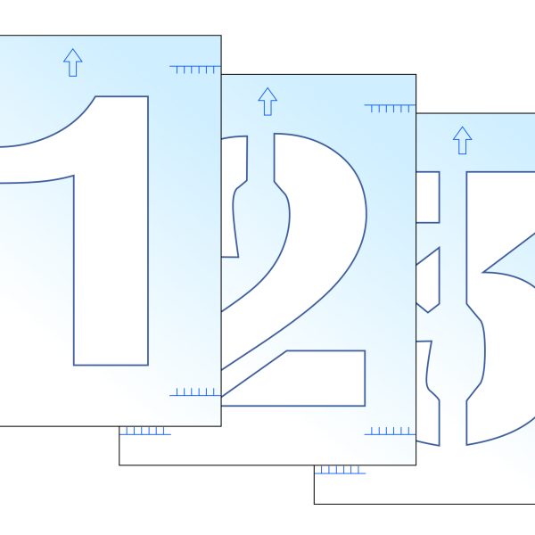 SCAN Number Stencil Kit 300mm