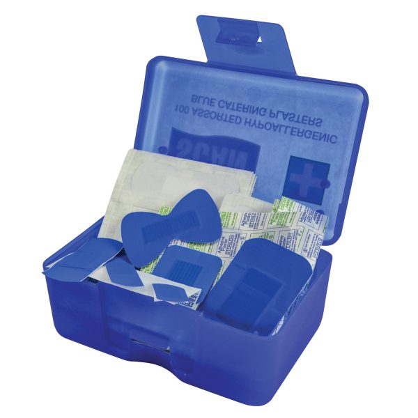 SCAN Assorted Hypoallergenic Blue Plasters 120