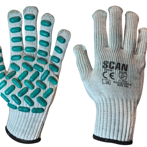 SCAN Vibration Resistant Latex Foam Gloves - XXL (Size 11)