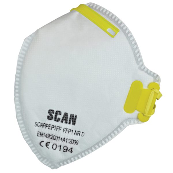 SCAN Fold Flat Disposable Mask FFP1 (Pack of 3)