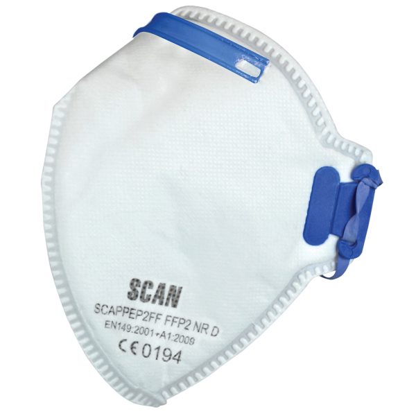 SCAN Fold Flat Disposable Mask FFP2 Protection (Pack 3)
