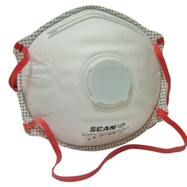 SCAN Moulded Disposable Valved Masks FFP3 (Pack 10)