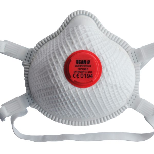 SCAN Moulded Valved Masks FFP3 with Mesh (Pack 2)
