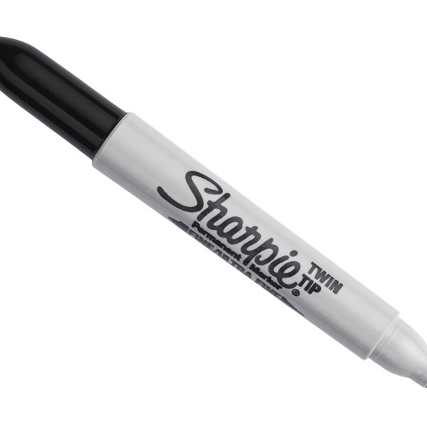 Twin Tip Permanent Marker Black
