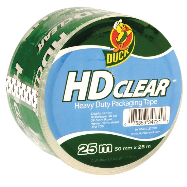 Duck Tape® Packaging Heavy-Duty 50mm x 25m Clear