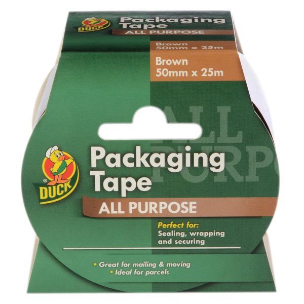 Duck Tape® Packaging Tape 50mm x 25m Brown