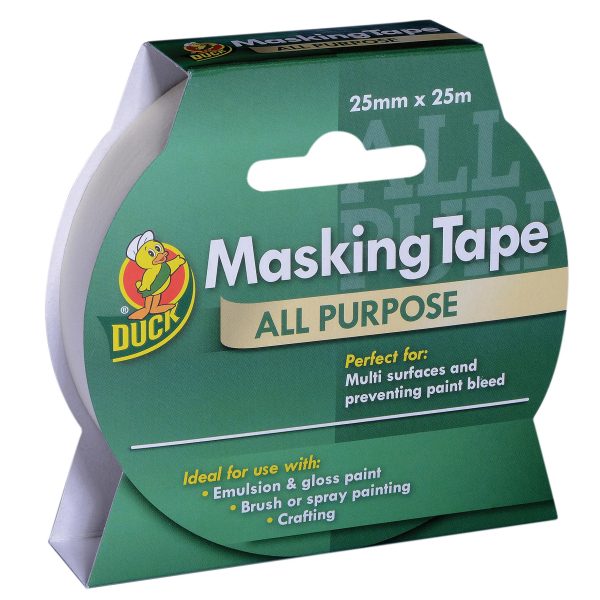 SHURTAPE Duck Tape® All-Purpose Masking Tape 25mm x 25m