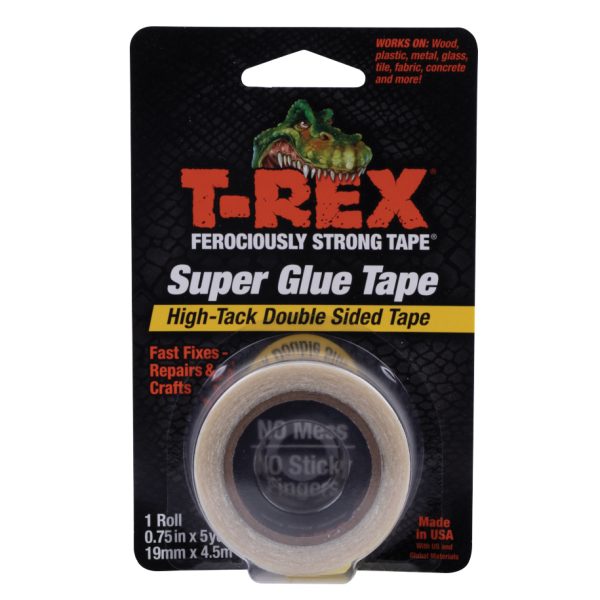 T-REX® Double-Sided Superglue Tape 19mm x 4.5m