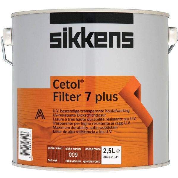 SIKKENS Cetol Filter 7 Plus Translucent Woodstain Dark Oak 2.5 litre
