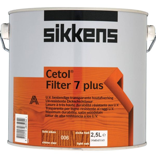 SIKKENS Cetol Filter 7 Plus Translucent Woodstain Light Oak 2.5 litre