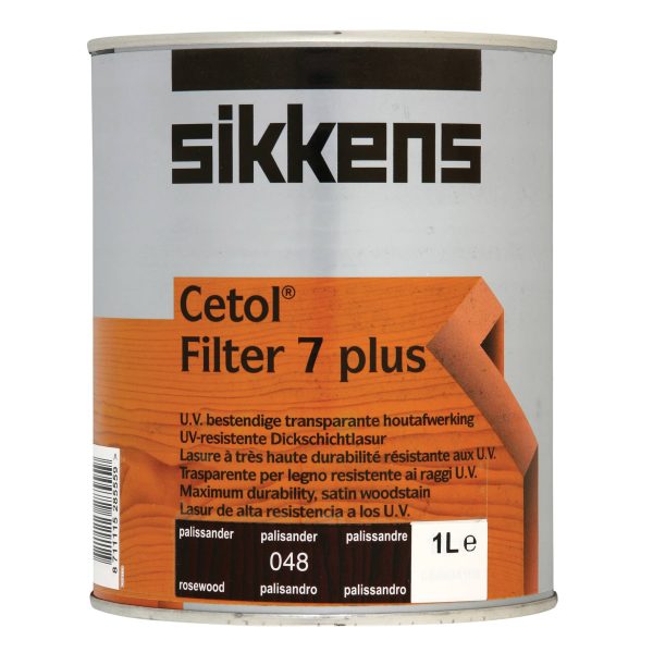SIKKENS Cetol Filter 7 Plus Translucent Woodstain Rosewood 1 litre