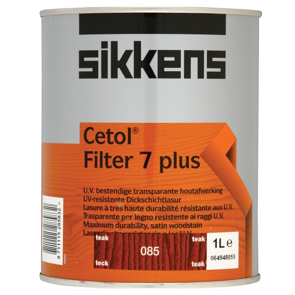 SIKKENS Cetol Filter 7 Plus Translucent Woodstain Teak 1 litre