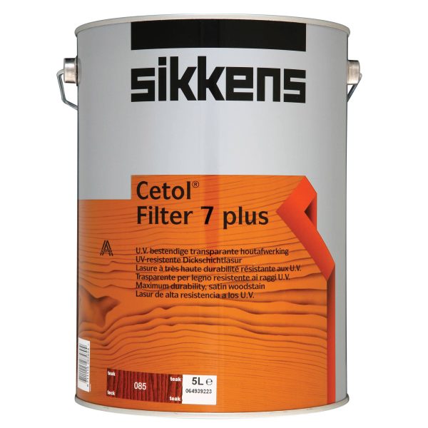 SIKKENS Cetol Filter 7 Plus Translucent Woodstain Teak 5 litre