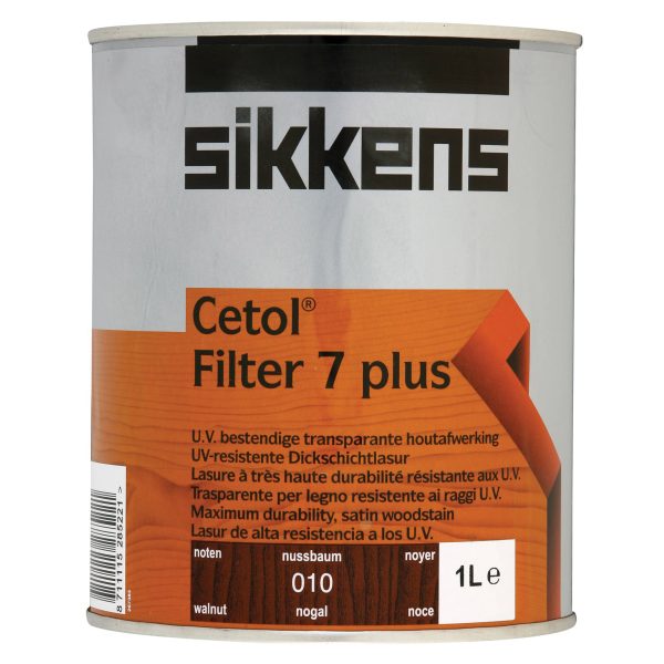 SIKKENS Cetol Filter 7 Plus Translucent Woodstain Walnut 1 litre