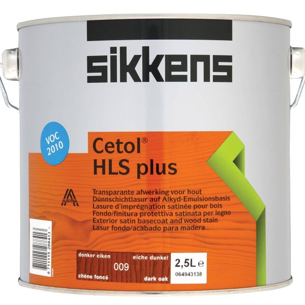 SIKKENS Cetol HLS Plus Translucent Woodstain Dark Oak 2.5 litre