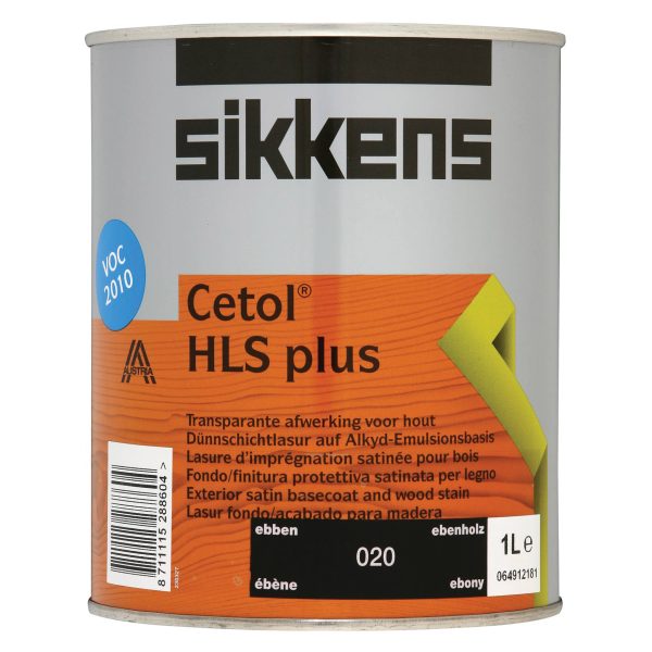 SIKKENS Cetol HLS Plus Translucent Woodstain Ebony 1 litre