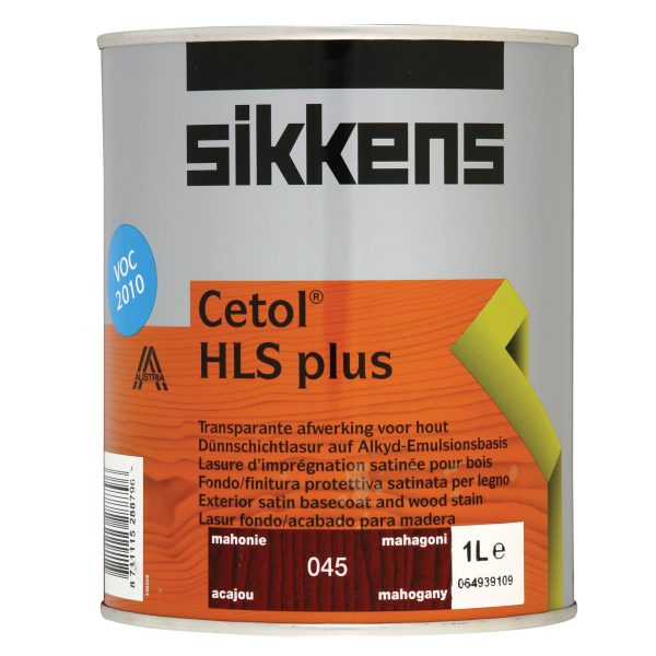 SIKKENS Cetol HLS Plus Translucent Woodstain Mahogany 1 litre