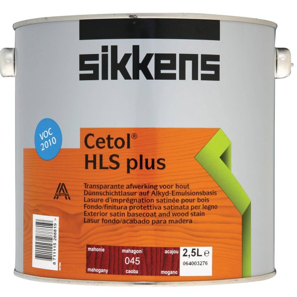 SIKKENS Cetol HLS Plus Translucent Woodstain Mahogany 2.5 litre