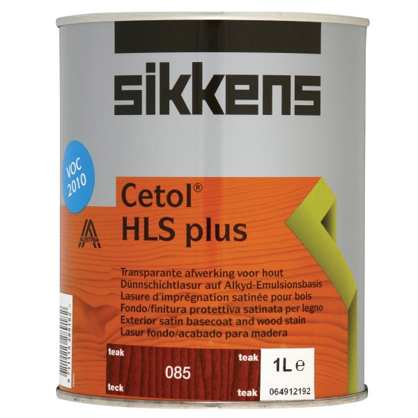 SIKKENS Cetol HLS Plus Translucent Woodstain Teak 1 litre