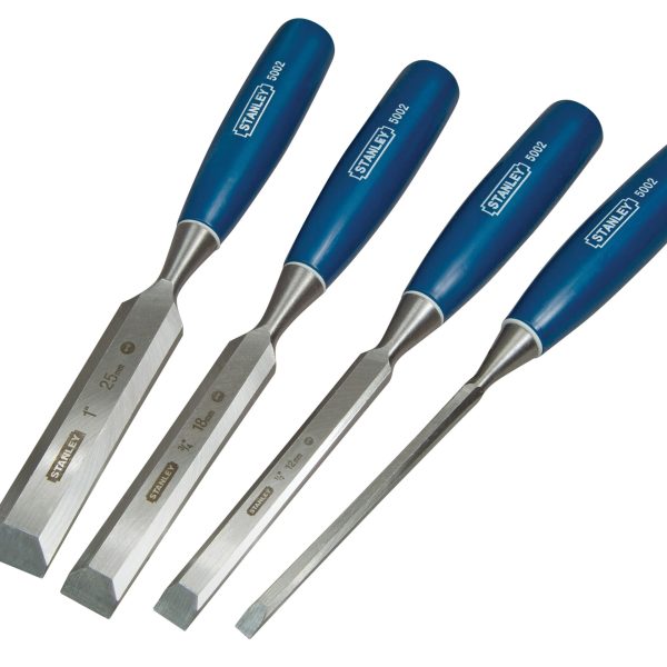 5002 Bevel Edge Chisel Set, 4 Piece