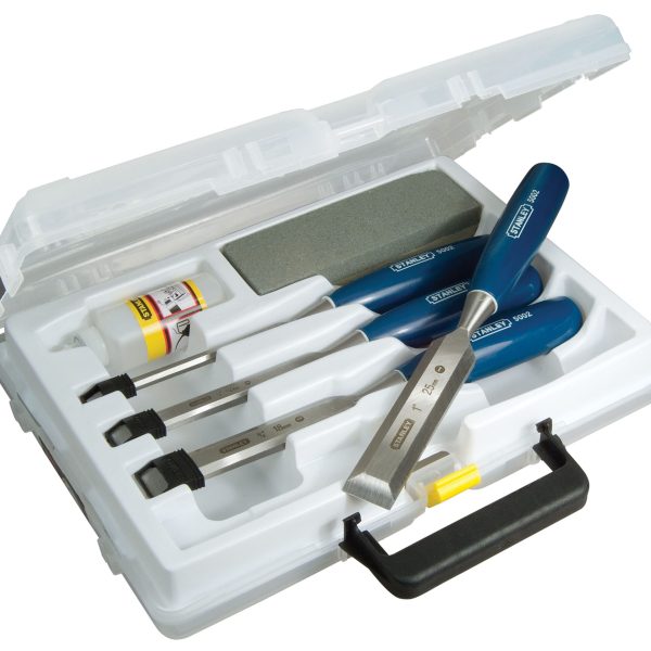 5002 Bevel Edge Chisel & Oilstone Set, 6 Piece