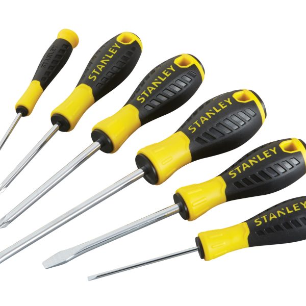 STANLEY® Hand Tools STHT0-60208 Essential Screwdriver Set, 6 Piece