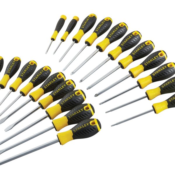 STANLEY® Hand Tools 0-60-213 Essential Screwdriver Set, 20 Piece