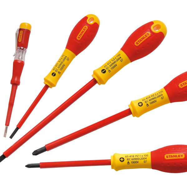 STANLEY® Hand Tools FatMax® VDE Insulated Screwdriver Set, 6 Piece