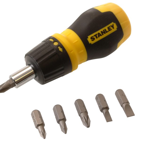 STANLEY® Hand Tools Multibit Ratchet Stubby & Bits