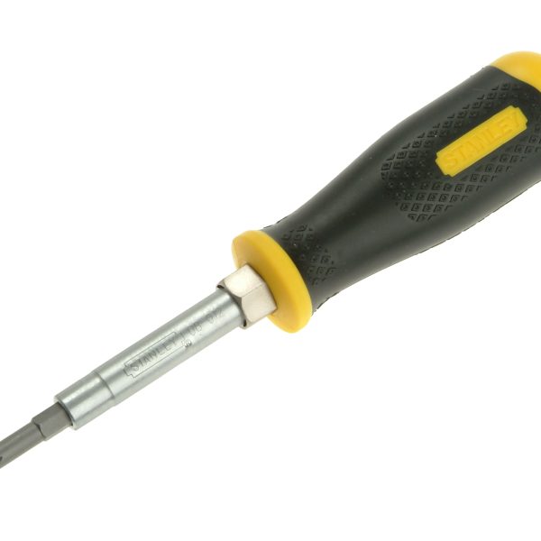 STANLEY® Hand Tools 6-Way Screwdriver Carded