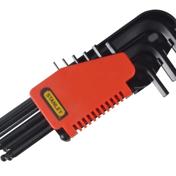 STANLEY® Hand Tools Ball End Hexagon Key Set, 9 Piece (1.5-10mm)