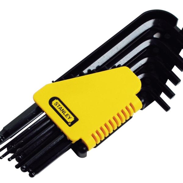 STANLEY® Hand Tools Ball End Hexagon Key Set, 12 Piece (1/16 - 3/8in)