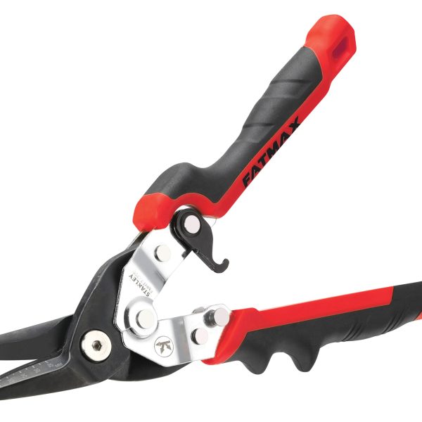 STANLEY® Hand Tools FatMax® Red Ergo Aviation Snips Left Cut 250mm (10in)