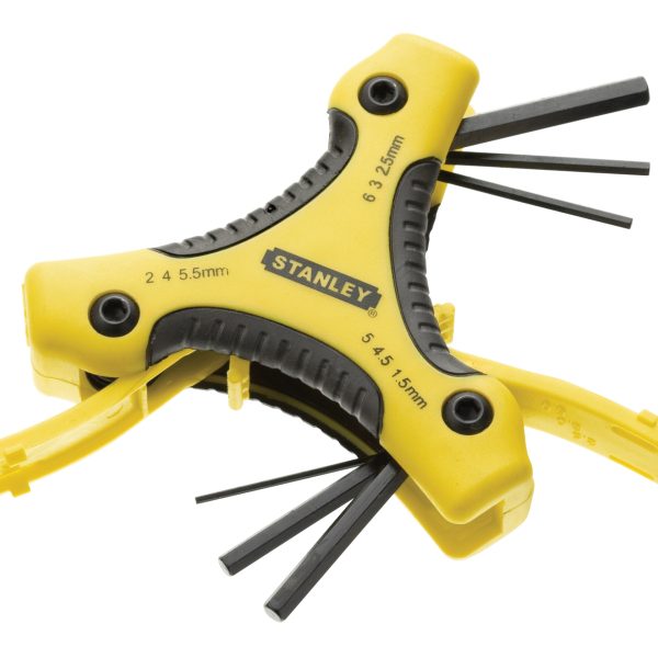 STANLEY® Hand Tools Triangle Hexagon Key Set, 9 Piece (1.5-6mm)