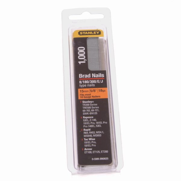 SWKBN Brad Nail 15mm SWKBN062 Pack 1000